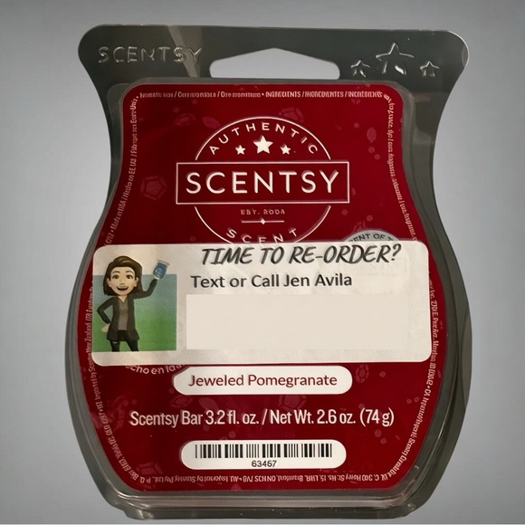 Jeweled Pomegranate - Scentsy Wax Bar - Picture 3 of 3
